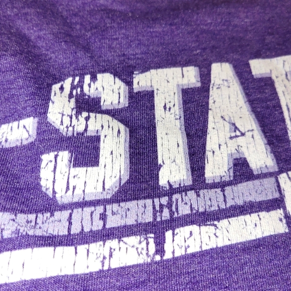 Kansas State distressed screenprinted 👕 by BOX SEAT - Picture 3 of 4